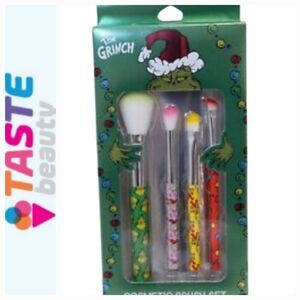 Taste Beauty The Grinch Cosmetic Brush Set